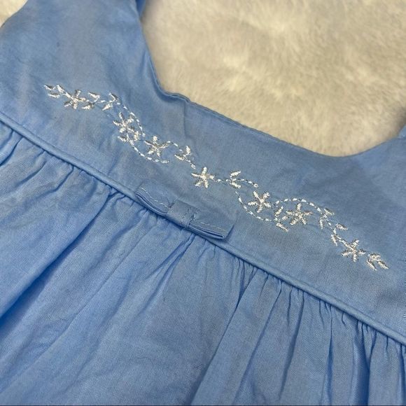 Strasburg Blue Sleeveless Sundress Lightweight 18M - Picture 3 of 9